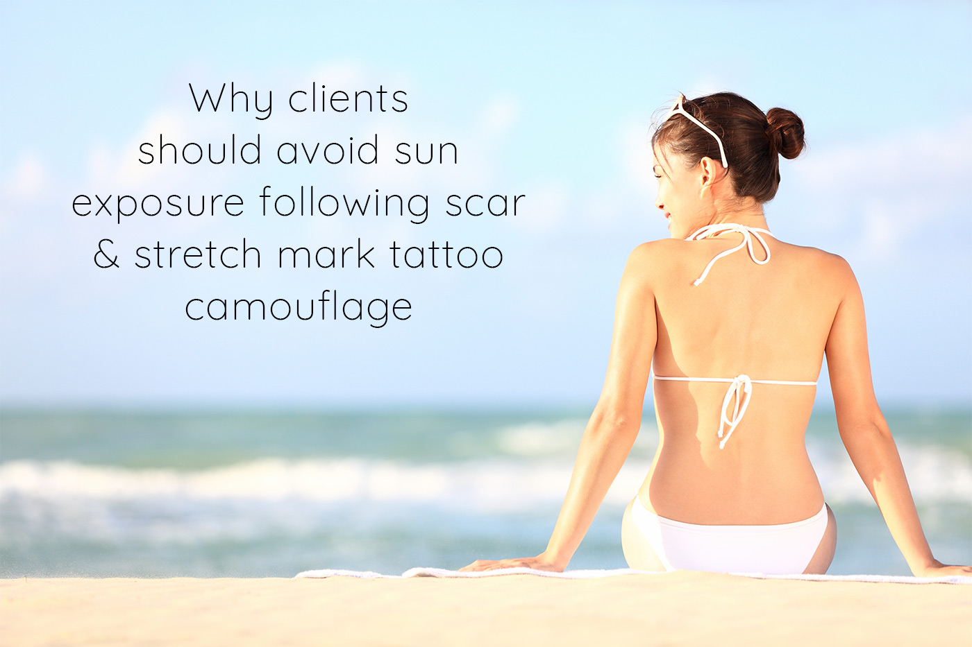 sun exposure after stretch mark tattoo camouflage
