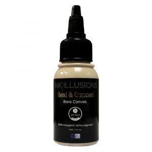 Bare Canvas - Heal & Conceal Scar & Stretch Mark Tattoo Camouflage Ink